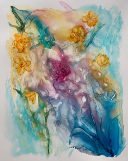 abstract flowers abstract flowers